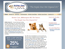 Tablet Screenshot of krittercarenc.com